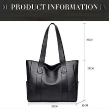 Women PU Leather Large Capacity Shoulder Bag