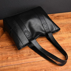 Women PU Leather Large Capacity Shoulder Bag