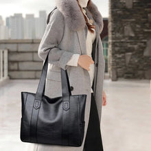 Women PU Leather Large Capacity Shoulder Bag