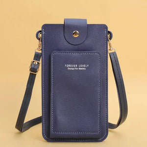 Women Bags Soft Leather Touch Screen Cell Phone Purse Crossbody Shoulder Strap Handbag