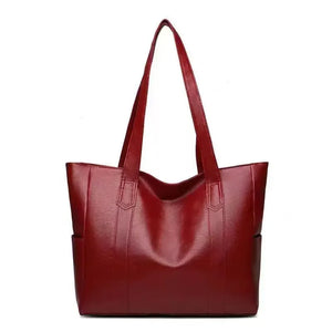Women PU Leather Large Capacity Shoulder Bag