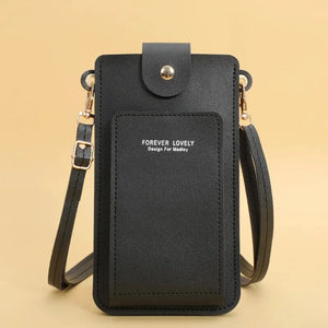Women Bags Soft Leather Touch Screen Cell Phone Purse Crossbody Shoulder Strap Handbag