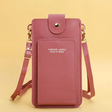 Women Bags Soft Leather Touch Screen Cell Phone Purse Crossbody Shoulder Strap Handbag